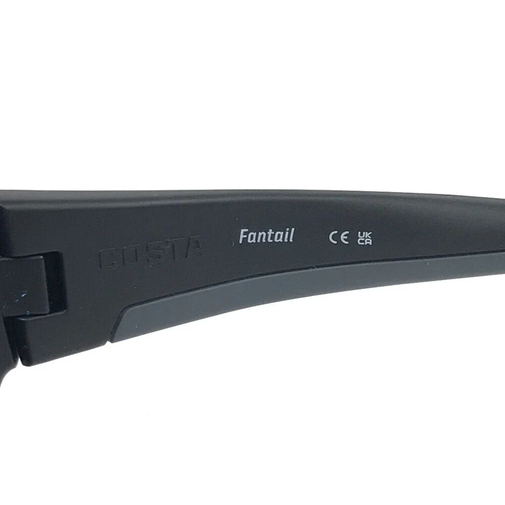 Costa Sunglasses Fantail 06S9006-0459 Matte Black Frames w/ Gray 580P Lenses